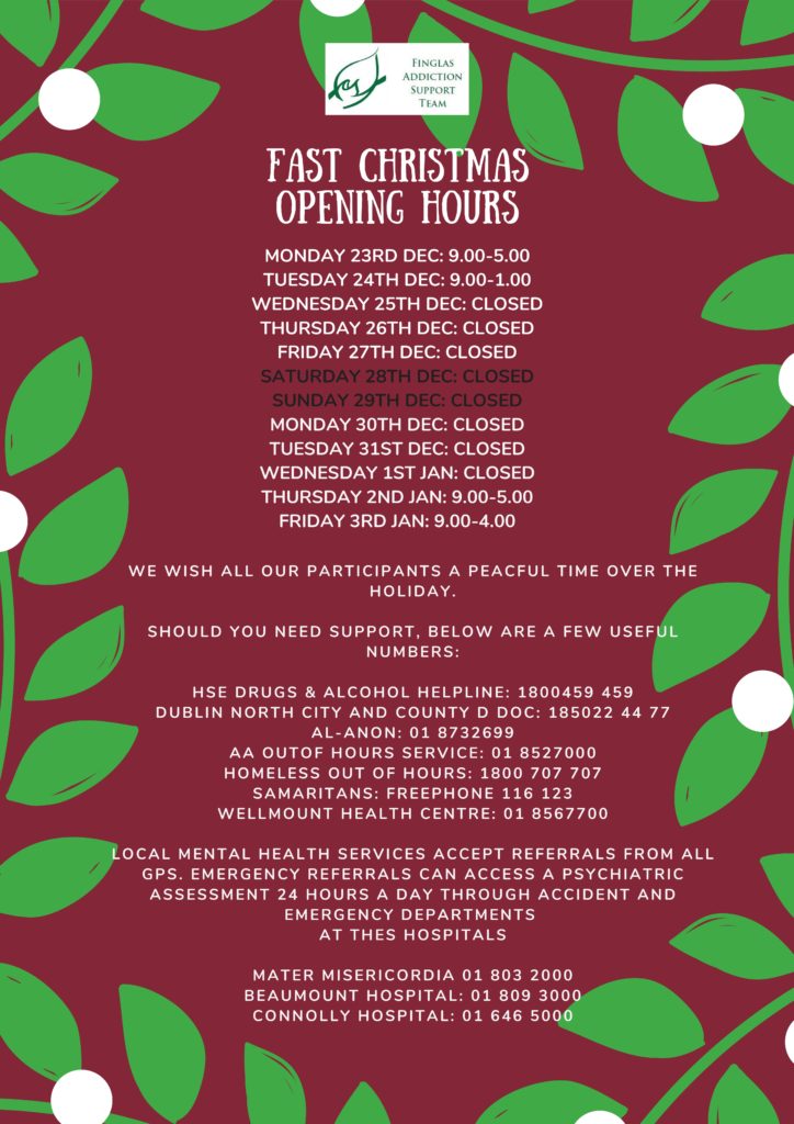 Christmas Opening Hours